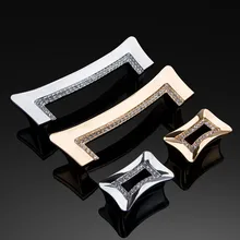 modern fashion deluxe top quality crystal kitchen cabinet cupboard door handles silver gold drawer dresser pull knob 96mm 128mm