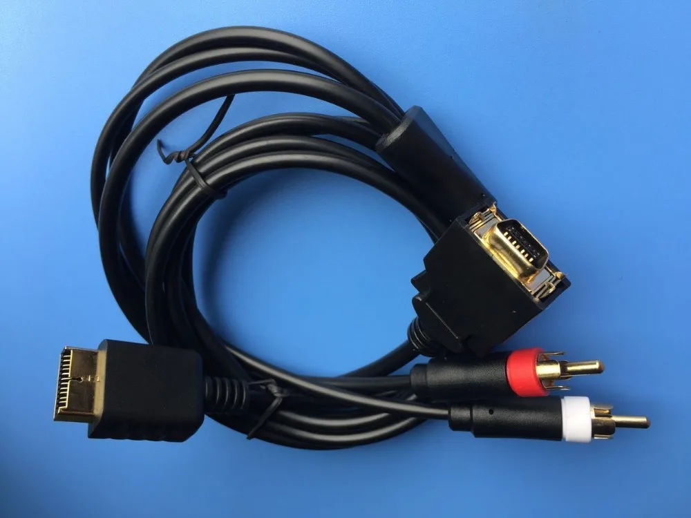 10 шт./лот кабель терминала для PS2 D Terminal AV PS3 Кабель 1 8 м|av cable|ps3 cablecable for ps2 |