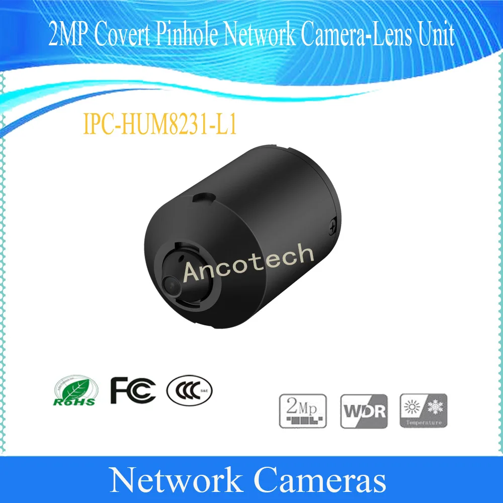 

Dahua Free Shipping Security CCTV Day/Night WDR 2MP Covert Network Camera-Lens Unit IPC-HUM8231-L1