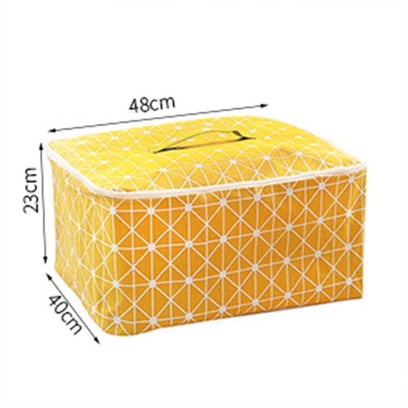 MICCK портативный органайзер для путешествий из хлопка и льна, сумка для одежды, багажа, одеяла, подушки, сумки для хранения, Анти-пыль, Органайзер Домашний для хранения, коробка