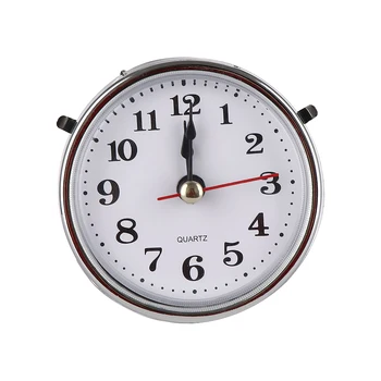 

New Classical 65mm Clock Quartz Movement Insert Roman Numeral White Face Movement Insert DIY Clock Accessories