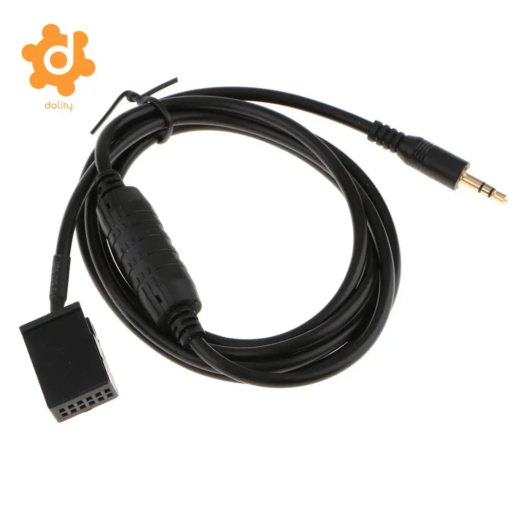 dolity 3.5MM Male AUX Audio Adapter Cable For BMW E85 E83 E83 E86 X3 Mini Cooper