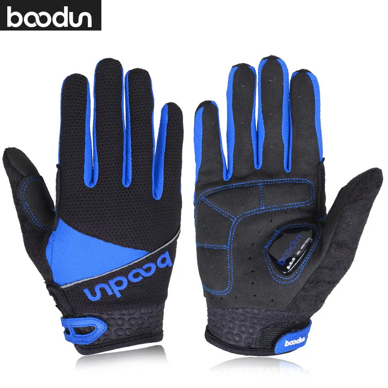 Boodun Bicycle Gloves Winter Autumn Full Finger Bike Gloves Silicon Gel