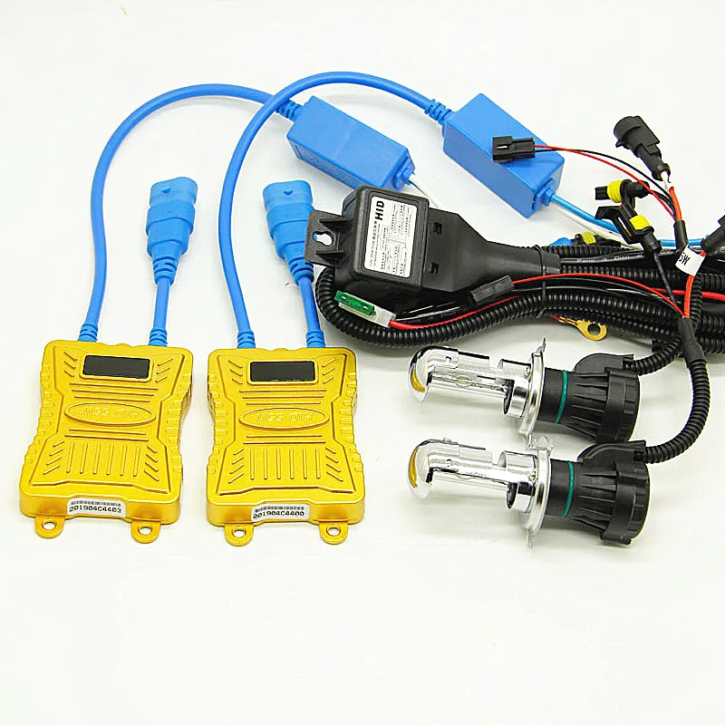 Ксенон H4 9004 9007 HID 55 Вт Цифровой балласт Hid ксеноновая лампа Биксеноновая Высокий