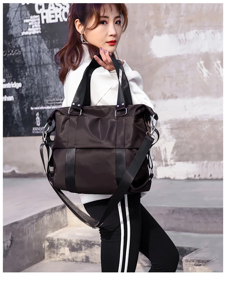 Bagagem Grande Sacola de Nylon Pacote Sac De Sporttas XA811WA