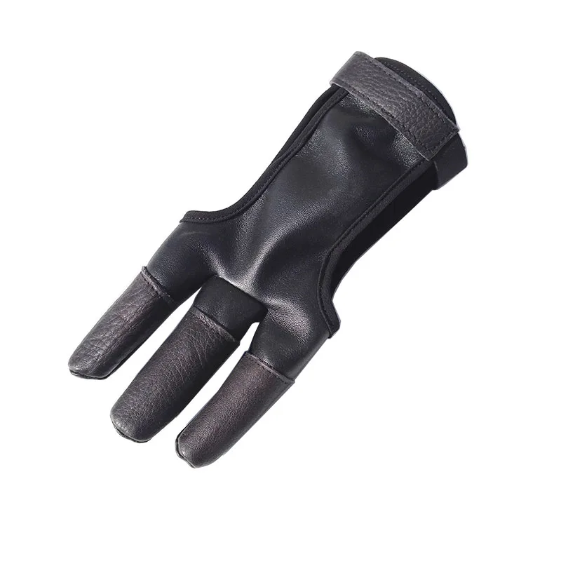 3 Finger  3 Finger Handschuh für Jagd Bogenschießen Finger Handschutz für 