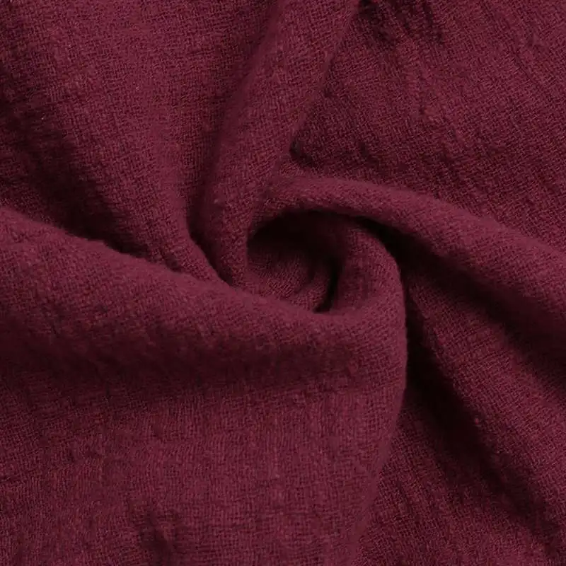 Размера плюс ZANZEA Женская хлопковая блузка Осенняя туника с длинным рукавом Топы повседневные однотонные Рабочие Рубашки с круглым вырезом женские блузки