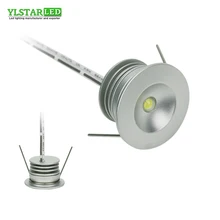 YLSTAR DC3V DC12-24V DC85-265V 1 Вт Светодиодный мини-прожектор 25 мм вырез утопленное освещение домашний потолочный светильник в кухню