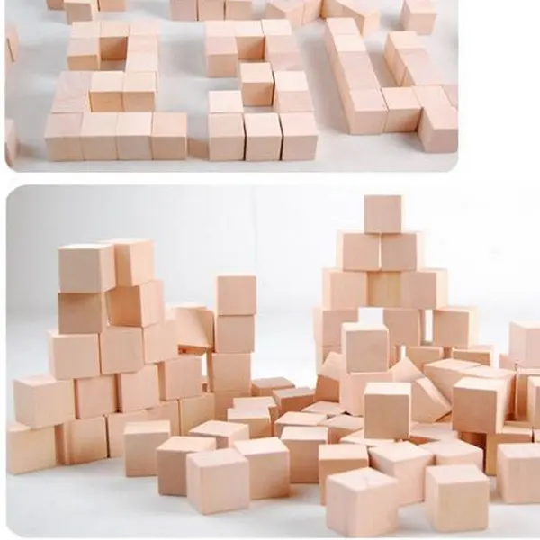 

100PCS/LOT.2cm cube,Solid wood cube,Wooden block, Early educational toys,Assemblage block.Kids toys,Freeshipping.Wholesale