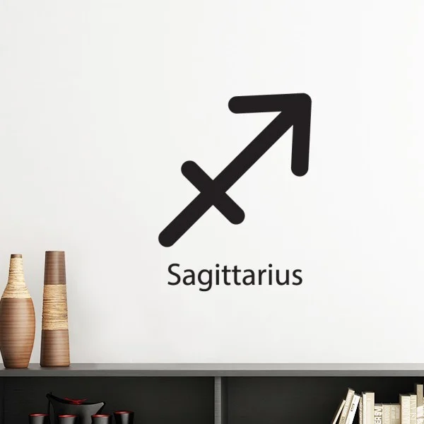 Gemini Aries Cancer Leo Aquarius Созвездие козерогов силуэт съемные настенные стикеры