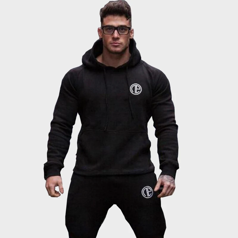 Mens Hoodies Hot Sale 2017 Fitness Brand Long Sleeve Bodybulding Muscle Zipper Sweatshirts Gyms