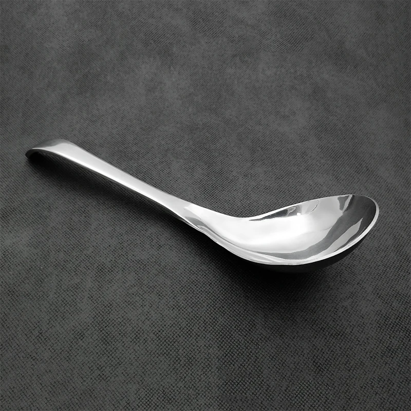 Buy 1pcs Stainless steel Large soup spoons Table Rice