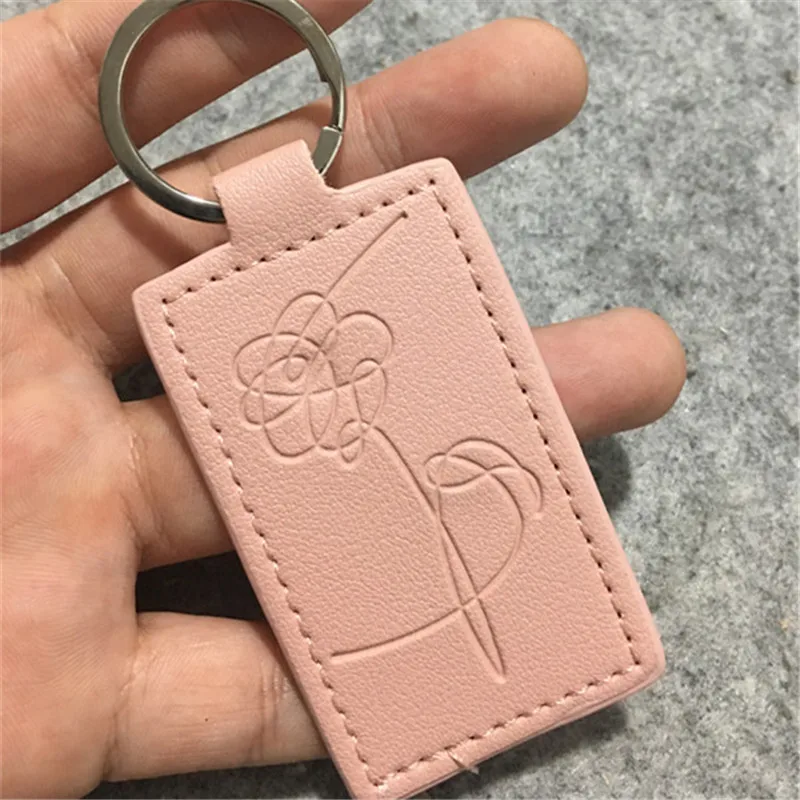 

KPOP LOVE MYSELF YOURSELF KEYRING LM002 JUNG KOOK JIMIN JIN SUGA RM J-HOPE PU Key Chain YG092
