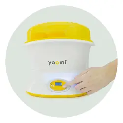 YOOMI Baby Bottle Электрический паровой стерилизатор барабан Deep Clean 6/20 минут для пустышки Soother Прорезыватель дезинфекции подогреватель молока