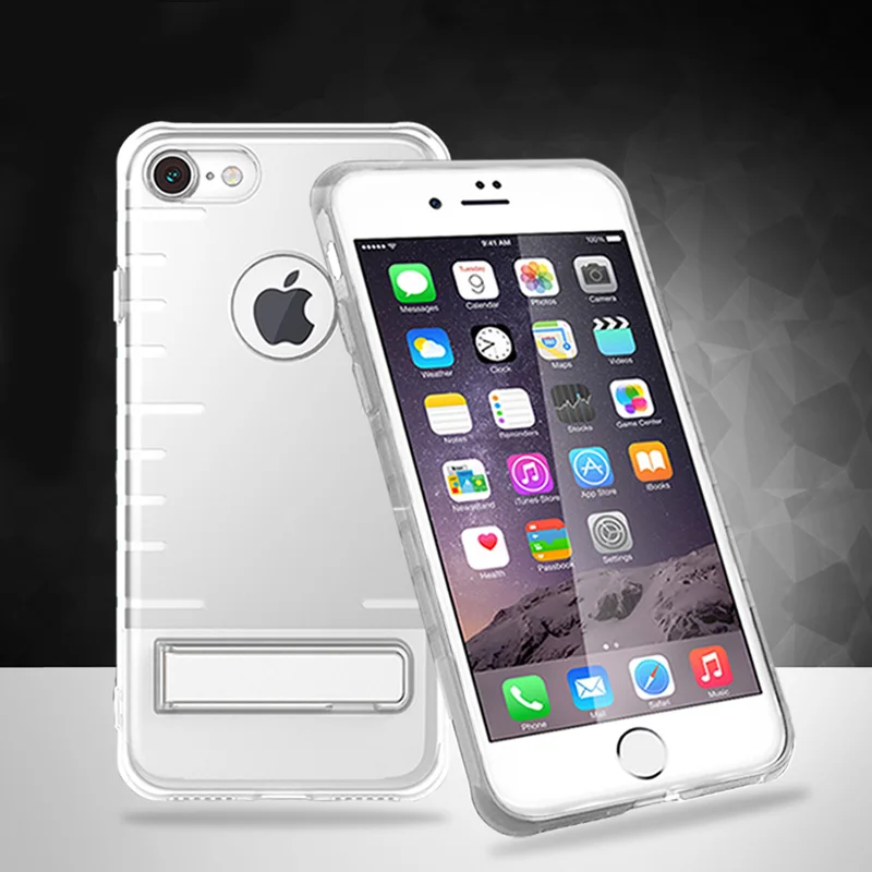 

Fashion Shockproof Bumper Transparent Silicone Phone Case For iPhone X XS XR XS Max 8 7 6 6S Plus Clear protection Back Cover