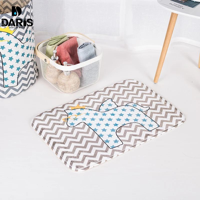 

SDARISB Cartoon Horse Carpet Kids Room,Kitchen Rugs Bathroom Carpet Tapete Para Quarto Entrance Door Mats Outdoor Cheap Bath Mat