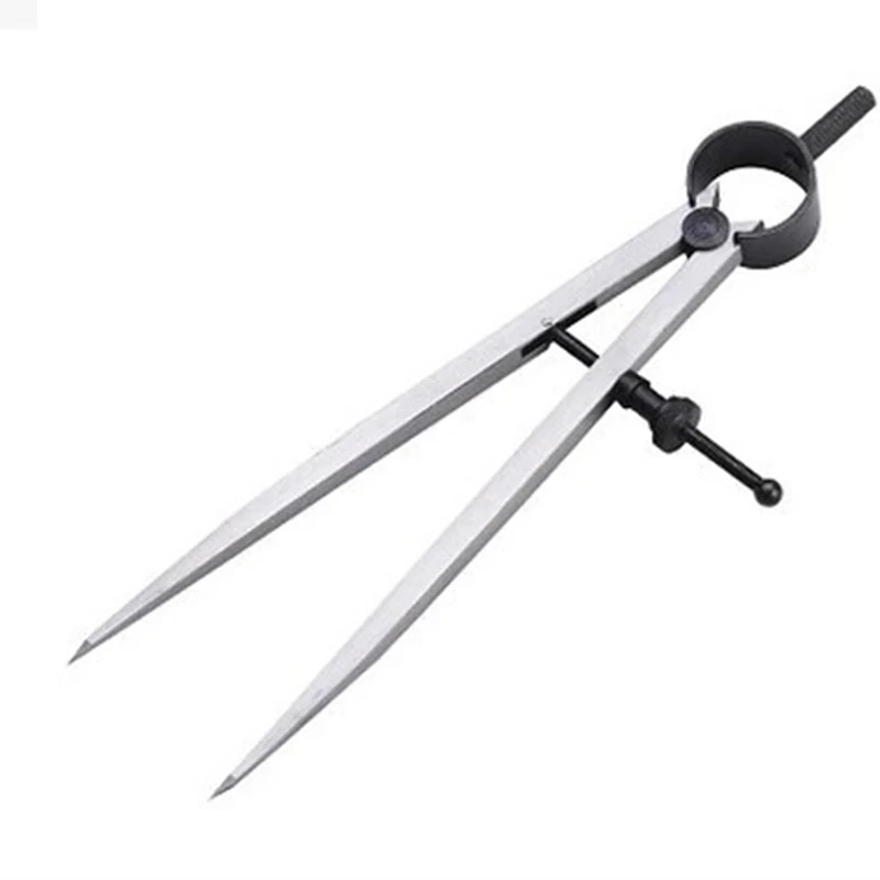 Long DIY Leather Craft Tool Adjustable Spring Compasses Dividers