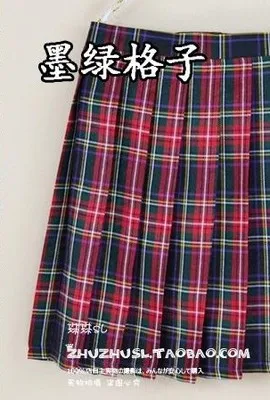 Многоцветные плиссированные юбки в клетку с высокой талией в японском стиле; JK; плиссированная юбка в клетку для девочек; Милая юбка для костюмированной вечеринки; школьная форма