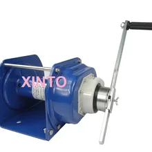 1T-2T ручная лебедка, тяжелая подъемная Тяговая ручная лебедка, автомобильный прицеп