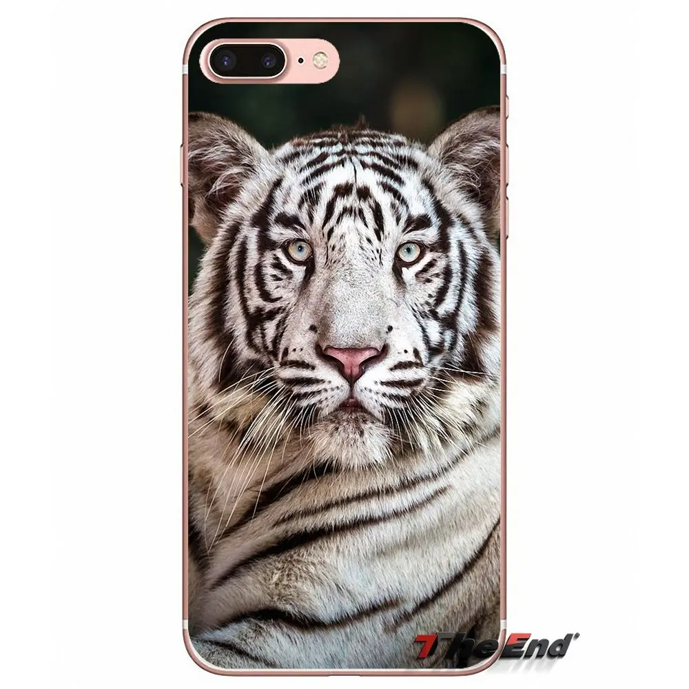 images 8 Для iPhone X 4 4S 5 5S 5C SE 6 6 S 7 8 плюс samsung Galaxy J1 J3 J5 J7 A3 A5 это животное, белый тигр горящий яркий Чехол - Цвет: images 8