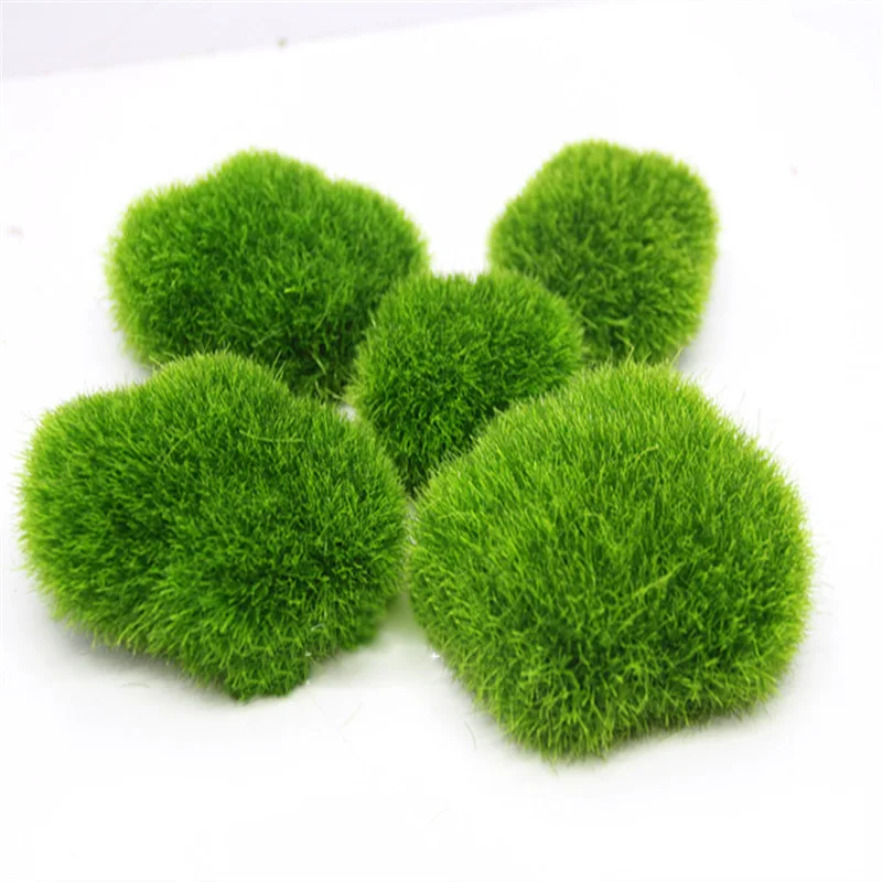 

Miniature Artificial Moss Plant Long Plush Stone Micro Landscaping Home Garden Decor Wedding Decoration Craft DIY Accessories