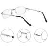 Retro Design Reading Glasses Men Women Folding Spectacles Spectacles Frame Silver Metal Glasses +1.0 +1.5 +2.0 +2.5 +3.0 +3.5 +4 6