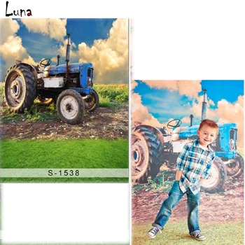 

MEHOFOTO Truck Vinyl Photography Background For Children New Fabric Polyester Background For Newborn photo studio Props 1538