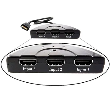 

New 3 Port HDMI Switch Splitter Cable 4K*2K 2160P Multi Switcher HUB for LCD HDTV PS Xbox DOM668