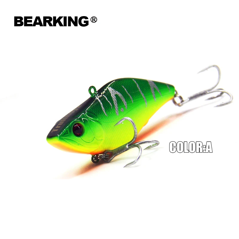 Professional fishing tackle Hot Model  A+ fishing lures, Bearking assorted colors, VIB 70mm 14g, hard baits sinking