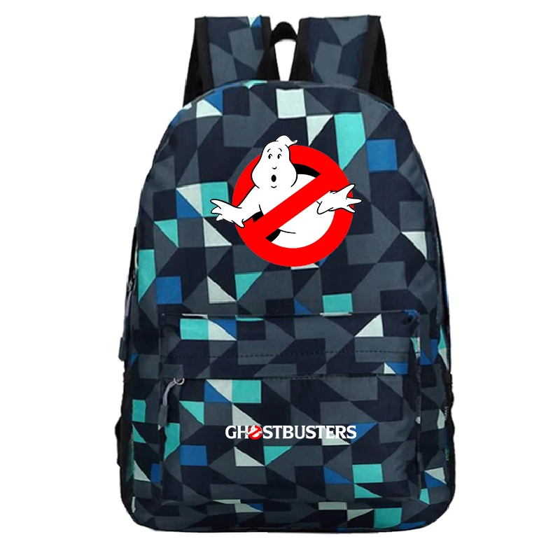 Ghostbuster школьный рюкзак для учеников, мальчиков и девочек, популярный школьный рюкзак с рисунком, красивый рюкзак для подростков - Цвет: 13