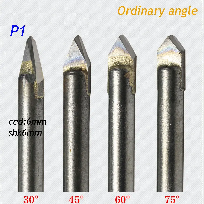 1pc Ordinary 6*6mm 30 degree angle alloy Router Bits CNC engraving cutter Stone Carving Tools P1 angle-cutter : image 1pc Ordinary 6*6mm 30 degree angle alloy Router Bits CNC engraving cutter Stone Carving Tools P1 angle-cutter