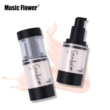 

Music Flower Makeup Liquid Foundation Moisturizer Primer 24H Lasting Full Coverage Contour Concealer Cream Make Up Cosmetics