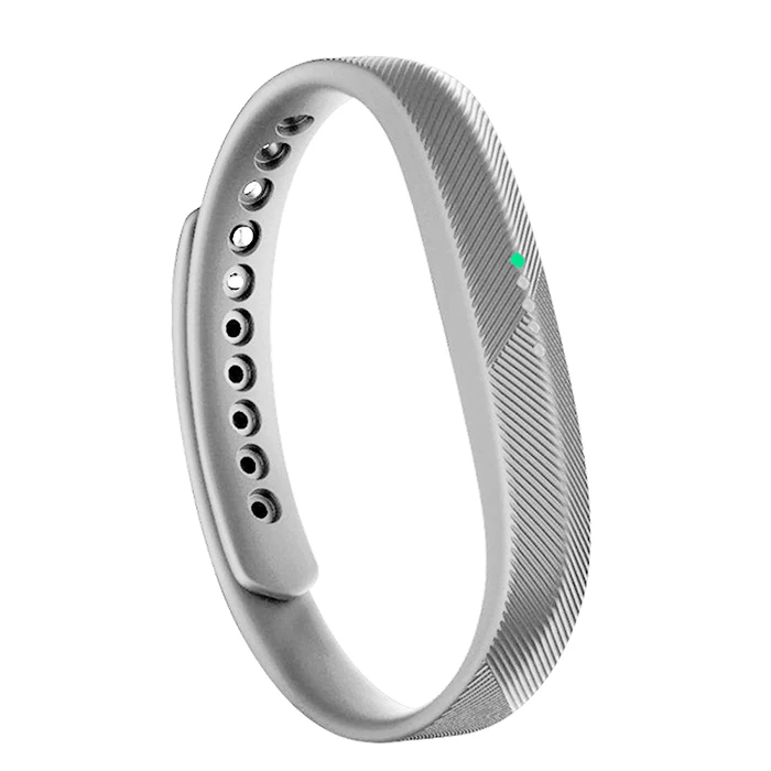 Серебристый Аксессуары для Fitbit Flex, 2 ремешка, розовое золото, ремешок для наручных часов, ремешок для Fitbit Flex 2, сменный Браслет для умных часов - Цвет: Серебристый