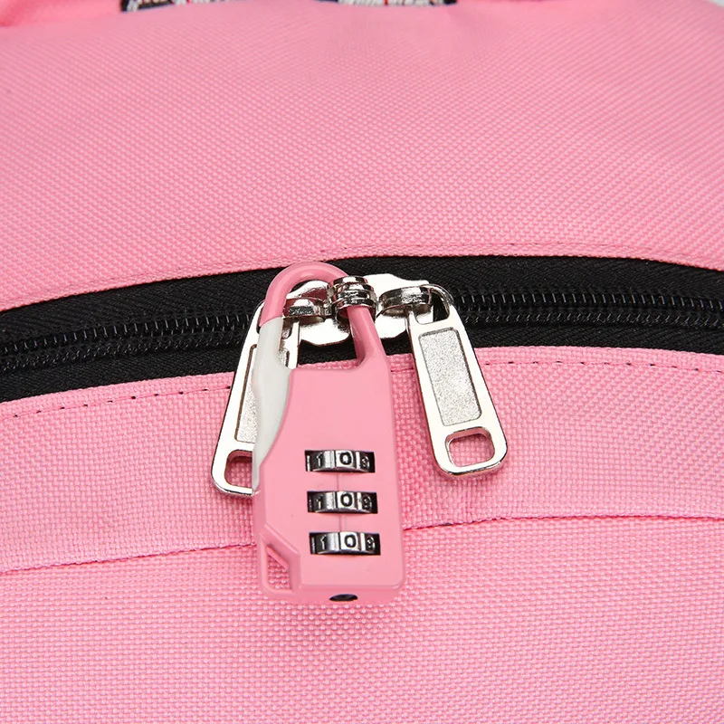 Large School Bags For Teenage Girls Usb With Lock Anti Theft Backpack Women Book Bag Big High School Bag Youth Leisure College