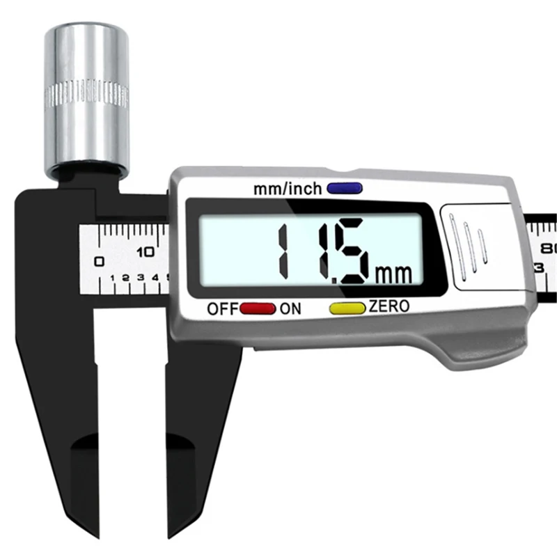 100 мм 150 мм электронный цифровой штангенциркуль 6 дюймов штангенциркуль из углеродного волокна микрометр измерительный инструмент цифровая линейка