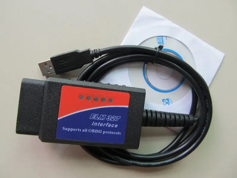 V1.5 obd2 elm327 usb can bus сканер USB кабель интерфейса OBDII elm 327 v1.5 высококачественный obd 2