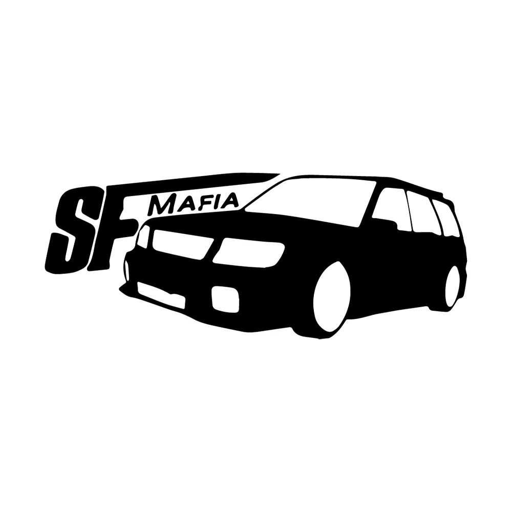 Автомобильные наклейки и Tancredy Sf Mafia для Subaru Forester на бампер Стайлинг автомобиля
