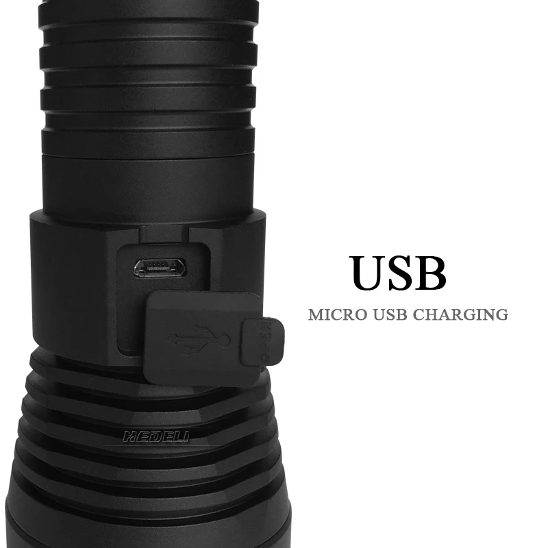Поход USB фонарик CREE XM L2 Портативный походный фонарь Факел 26650 или 18650