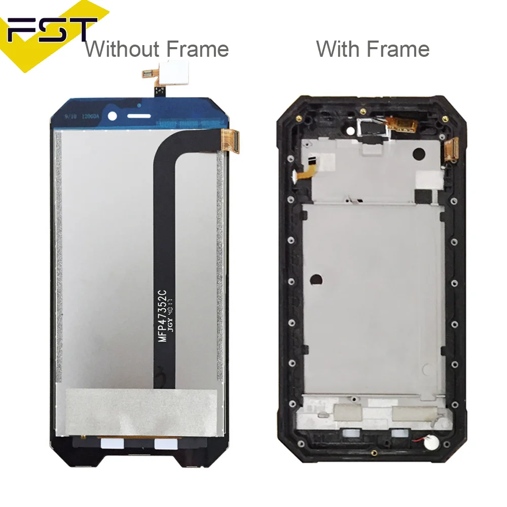 Tanie Do wyświetlacza LCD 4.7 cala Blackview BV4000 + montaż digitizera ekranu dotykowego z wymianą ramki BV 4000 Pro
