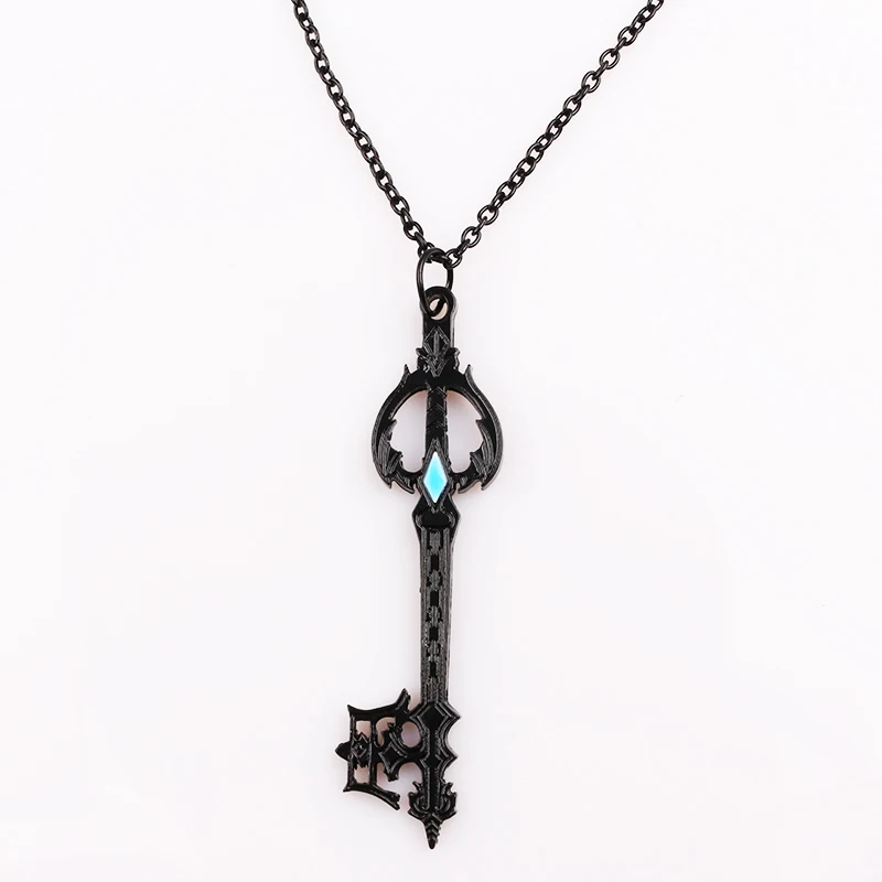 Wholesale 20pcs/lot Kingdom Hearts Necklaces & Pendants Black Color Key