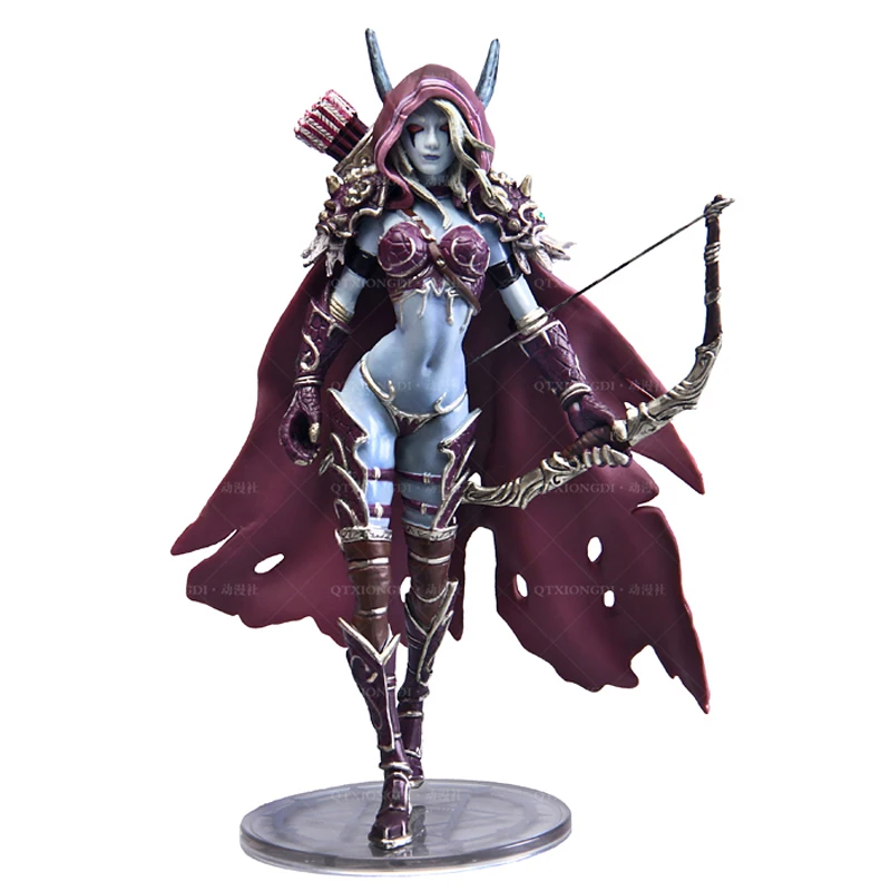 WOW DC WORLD NIGHT ELF Traxex ALATHENA фигурка сильваня аниме Коллекционная модель