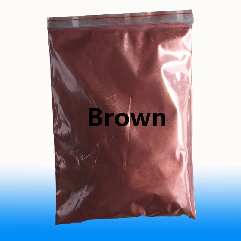 

Brown Pearl Pigment Powder Dye Ceramic Powder Paint Coating Automotive Coatings Art Crafts Coloring for Leather 50g Per Pack