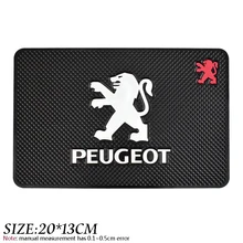 Gps ключи сотовый телефон Держатель монет мощный Противоскользящий коврик для PEUGEOT 206 308 408 508 подходит для всех автомобилей Авто моющийся нескользящий коврик