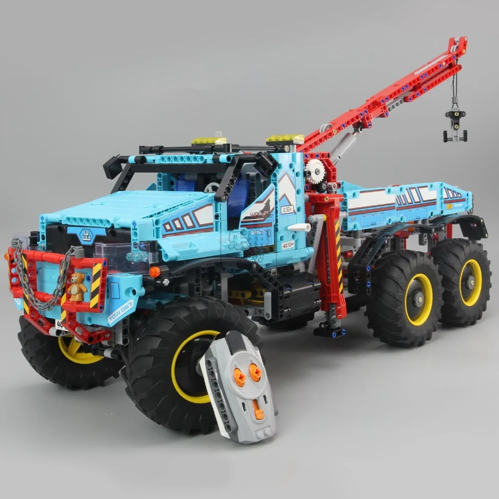 

20056 Technic Kits The Ultimate All Terrain 6X6 Remote Control Truck Set Building Blocks Bricks Toys Clone 42070