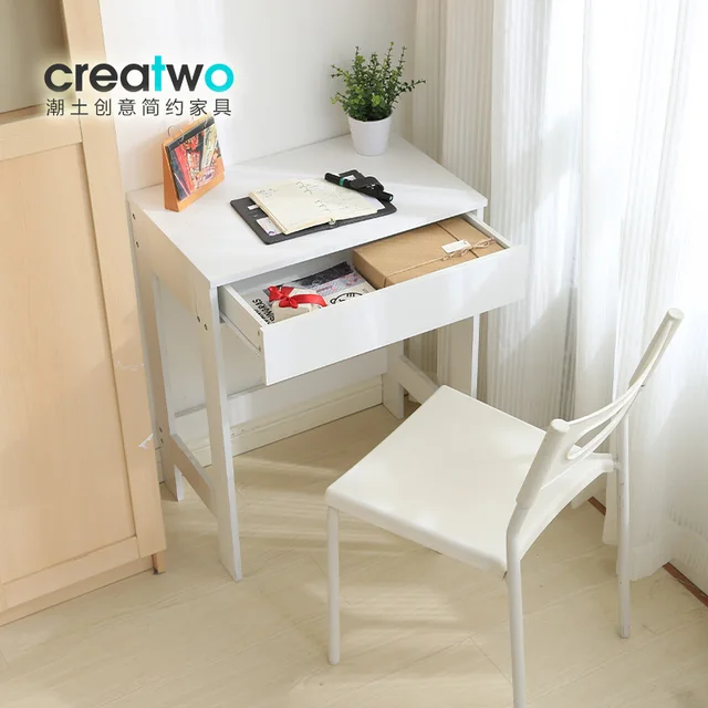 Modern Stylish White Laptop Desk Bedside Table With Drawer 2 Styles Modern Stylish White Laptop Desk Bedside Table With Drawer 2 Styles For Choose