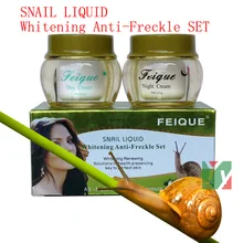 FEIQUE Улитка жидкое Отбеливающее против веснушек крем 20 г+ 20 г 12 компл./лот уход за лицом