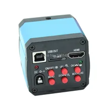 Envío Libre 14MP Industria de Vídeo HDMI 720 P HD Digital USB Microscopio de Inspección Conjunto de Cámara TF Tarjeta Grabadora de Vídeo