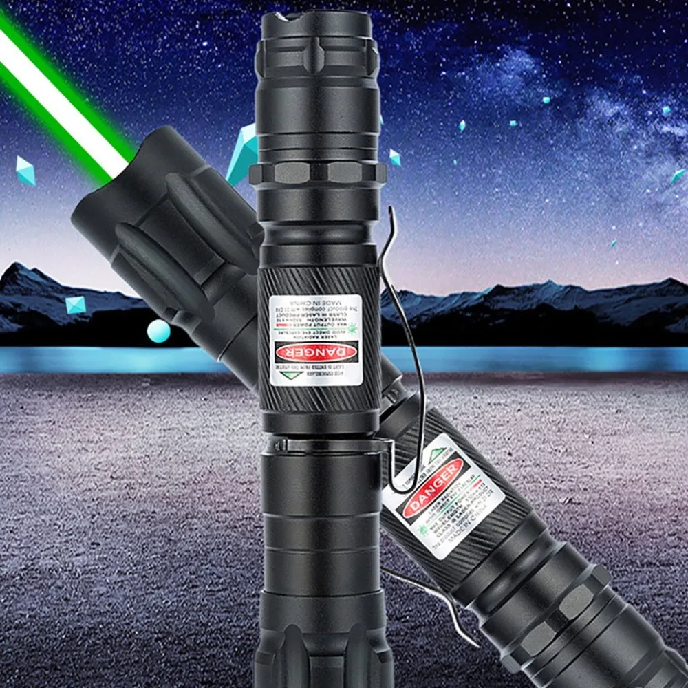 

Outdoor Portable 10 Miles 532nmvisible Beam Lightweigh Green Laser Pointer Pen Adopts The Latest Optics Technology