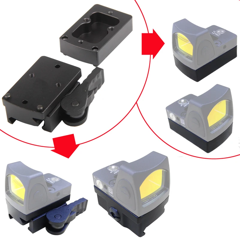Тактический RMR Red Dot прицел крепление с QD быстрое отсоединение для 20 мм крепление и страйкбол G17 RL37-0031