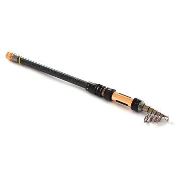 

taiwan fishing rod telescopic pole 1.8-3.6M BLACK CARBON FIBER